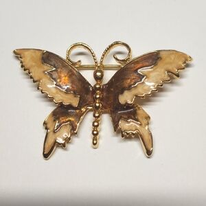 ✨ Vintage Signed AAi Enamel Butterfly Pin ✨